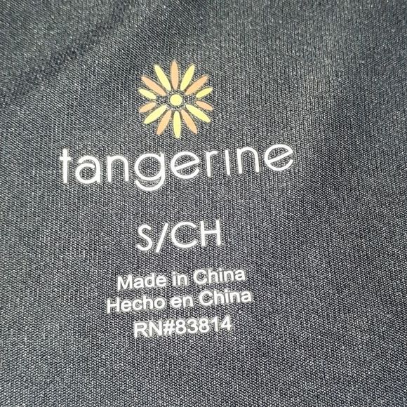 Tangerine Double Racerback Tank Tops Pink SpaceDye - Picture 4 of 5